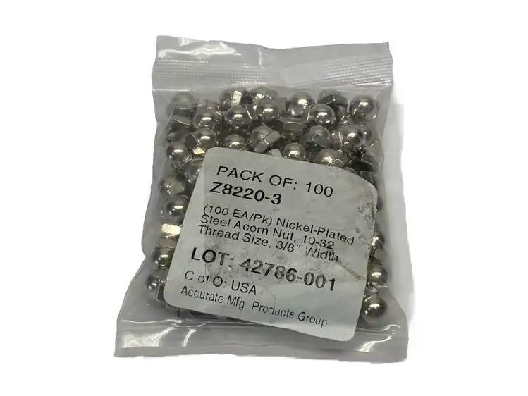 New | in-Stock Accurate Mfg Accurate Mfg Z8220-3 Nuts & Screws Michigan US | Maverick Industrial Sales #1401786