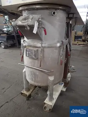 USED Steelcraft Bowers 40/15 HP Bowers Vacuum Mixer, S/S, 50 Gal