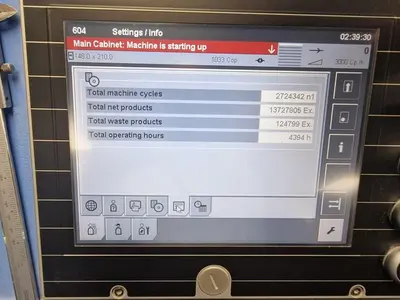 USED 2016 MULLER MARTINI PRESTO II SADDLE STITCHER