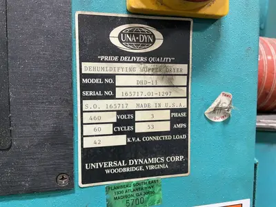 Used UNADYN DHD11 Misc Plastics Equipment Ohio US | HGR 24 #1545789