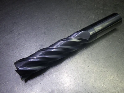 Monster 1" 4 Flute Carbide CR XXLG Endmill 1" Shank .06" R 294-003095 (LOC278A)