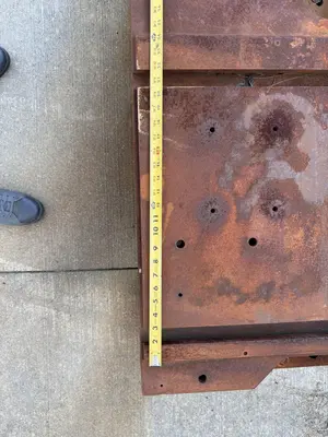 63" X 240" X 6" T-SLOTTED FLOOR PLATE. STOCK # 1002625