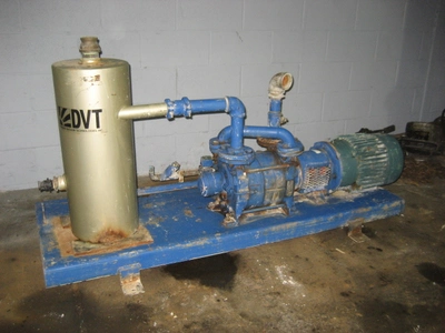 7.5 hp Intervac Corp Vacuum Pump, liquid ring, rated 100 CFM