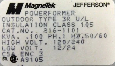 NEW MAGNETEK 216-1101 TANSFORMER 2161101 216-1101-500