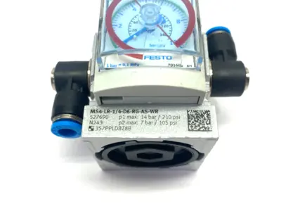 Used FESTO PRESSURE REGULATOR 1/4" PORTS Air Pressure Regulators | Maverick Industrial Sales #1109737