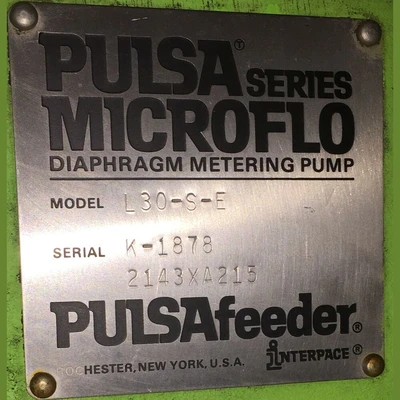 Pulsa Diaphragm Metering Pumps for Sale