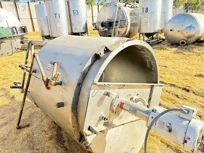 Tank, 750 Gallon, 316 Stainless Steel, Jacketed, Agitated, #5991050