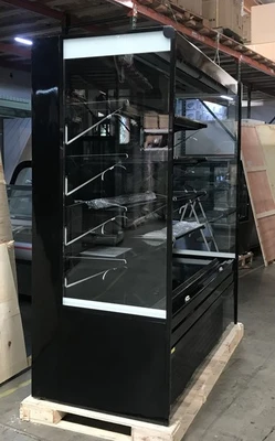 171-0023 76” Open Air Self Contained Curtain Merchandiser Cooler