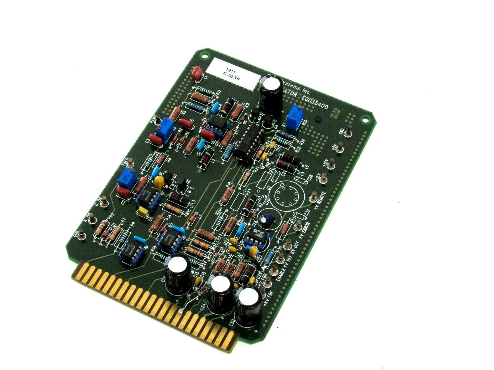USED PDM SYSTEMS E00354D0 VOLTAGE REGULATOR BOARD