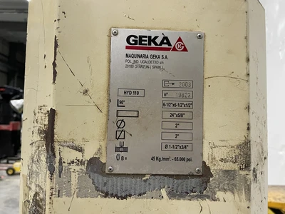 USED GEKA HYDRACROP 110/80 SD
