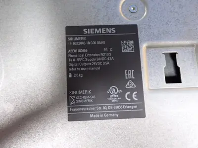 Siemens Numeric Control Extension  - 6sl3040-inc00-0ha0