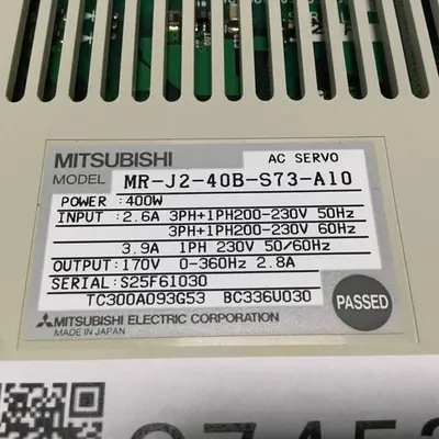 USED MITSUBISHI MR-J2-40B-S73-A10
