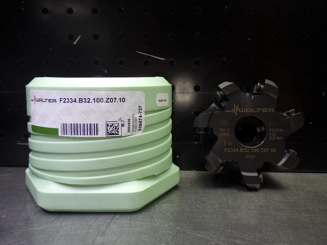 Walter 100mm Coolant Thru Facemill 32mm Arbor F2334.B32.100.Z07.10 (LOC2963C)