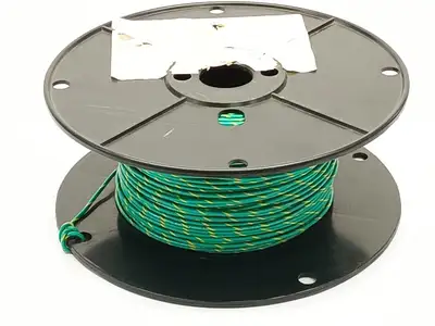 16-01UL1015BCGRN/YEL Wire 16 AWG 1C 26STR B/C MTW 7 lbs - New Other
