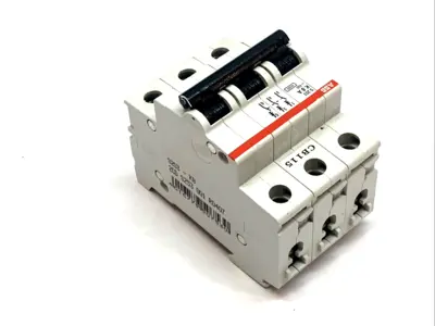 USED ABB S203-K8 MCB 3-POLE 8A CURVE K