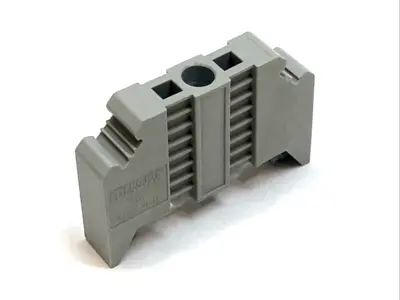 E/NS 35 N | Phoenix Contact E/NS 35 Terminal End Bracket DIN Rail Gray NS35 LOT OF 10 - Used