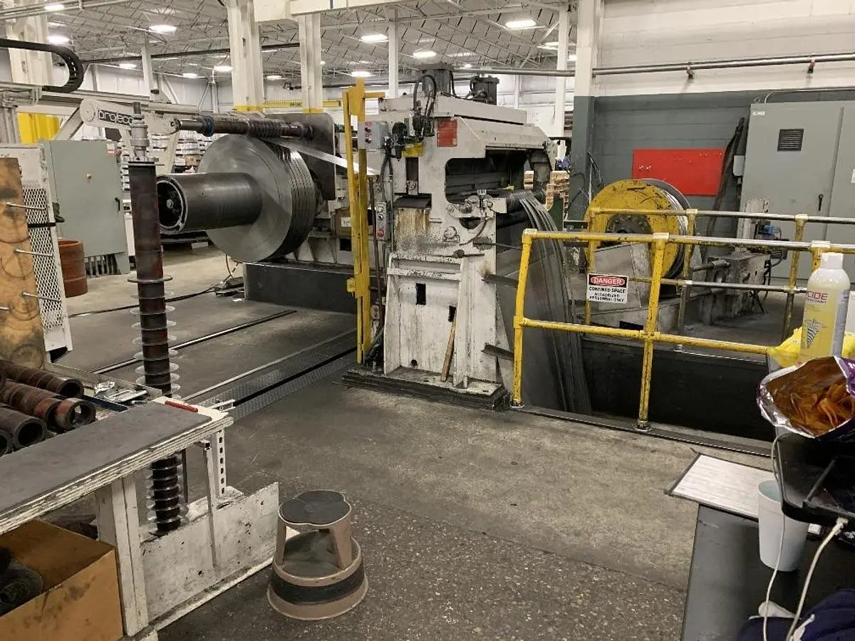 54" x .015 - .125 x 30,000 Lbs. Pro-Eco/Loopco Slitting Line