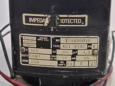 USED BODINE ELECTRIC 728KD6030