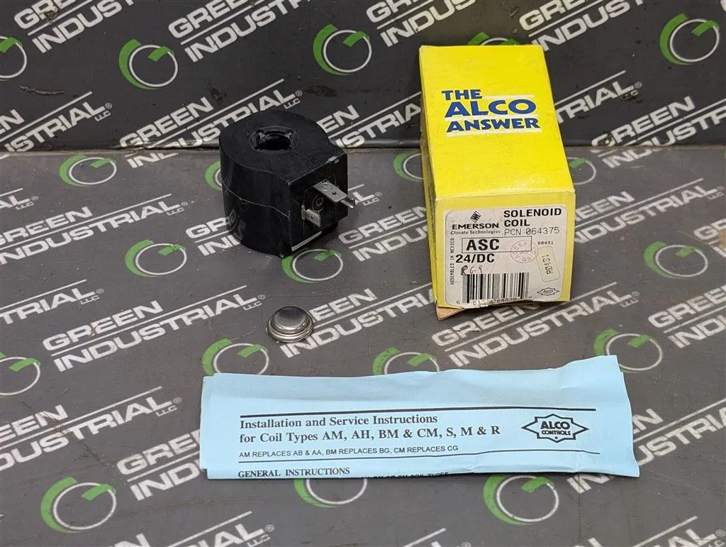 Emerson / ALCO X-28894-24 Solenoid Coil 24VDC 15/12W New NIB