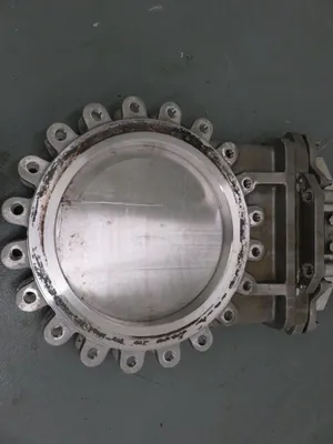 TL 20" knife gate valve, Hand Wheel Gear Operated