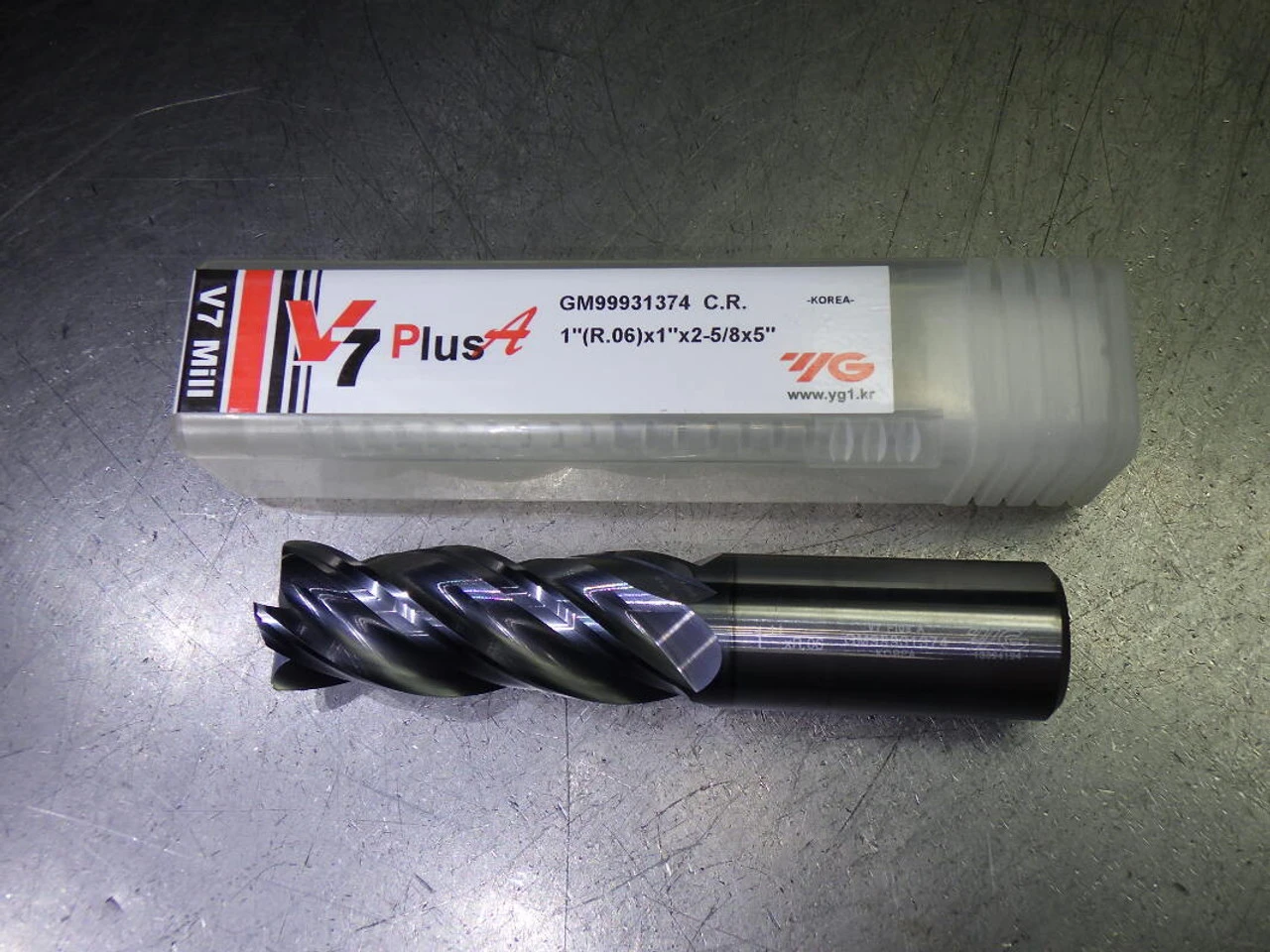 YG-1 V7 PlusA 1" 4 Flute Carbide CR Endmill 1" Shank .06" R GM99931374 (LOC2988C)
