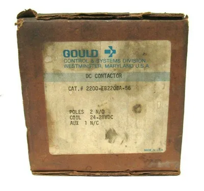 NEW GOULD 2200-EB220JA-56 DC CONTACTOR 2200EB220JA56