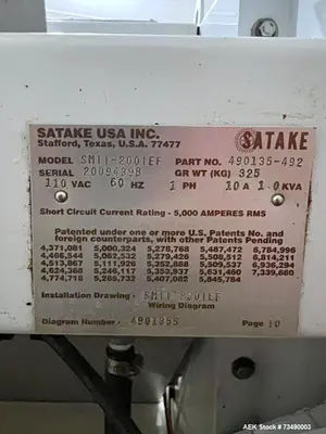USED SATAKE SM11-200IEF