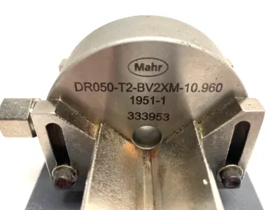 Used MAHR DIMENSIONAIR 2-JET AIR RING GAUGE W/ GUIDE CHUTES & BASE PLATE Air Gages Michigan US | Maverick Industrial Sales #1123063