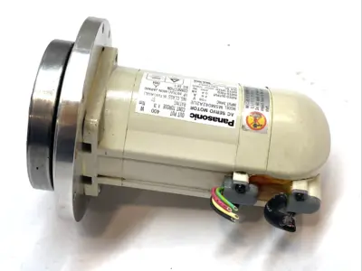 USED PANASONIC AC SERVO MOTOR 400W 200V 3000RPM INCREMENTAL ENCODER