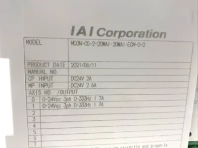 USED IAI MCON-CG-2-20WAI-20WAI-ECM-0-0