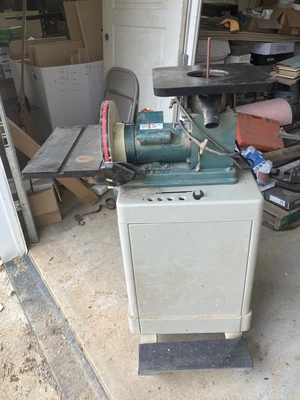 USED GRIZZLY G 0529 OCCILLATING BELT AND DISC SANDER