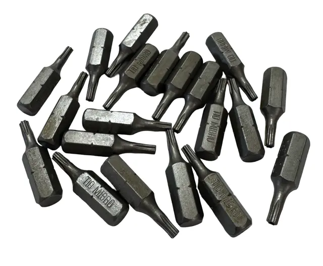 Mibro T10 Security Star Screwdriver Bits, 1" Length 20 Pack