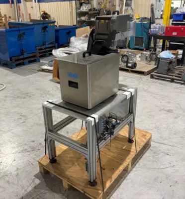 USED WEBER VIBRATORY STEP FEEDER SYSTEM MFS168 SOR 3, C30S1M CONTROLLER
