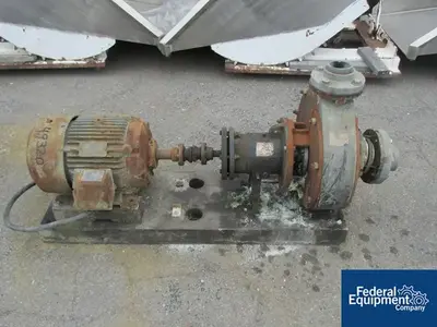 USED Wanner Engineering 4" X 3" Stan-Cor Centrifugal Pump, Type A40, KYNAR