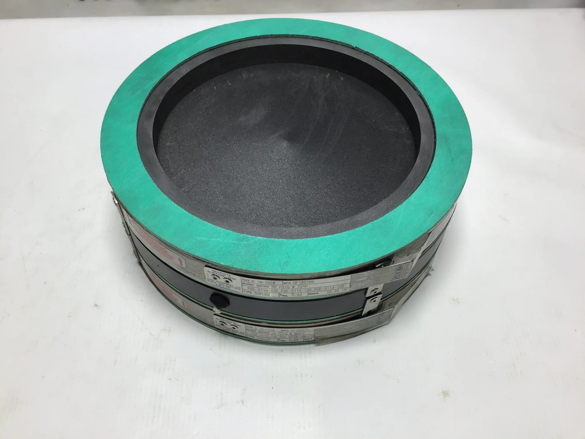 Zook Corporation CF132769 Graphite Rupture Disk 8″ Burst Rating 50 PSIG