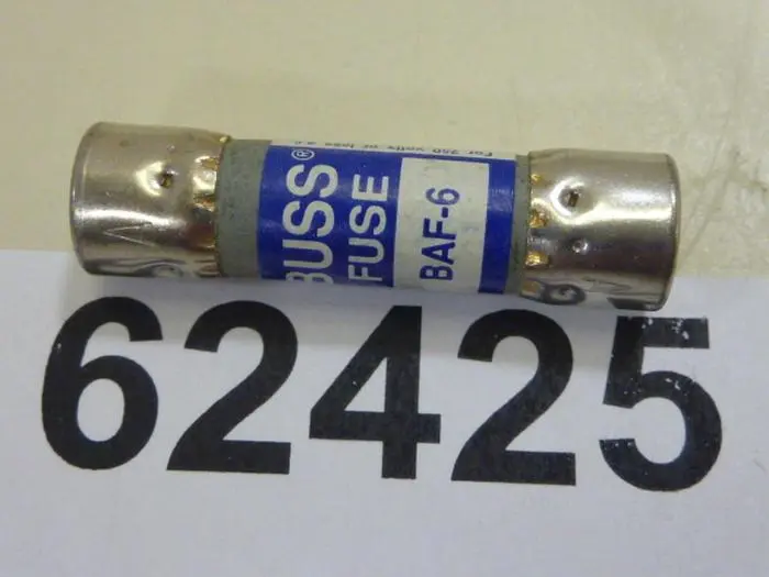 Used BUSSMANN BAF-6 Fuses Michigan US | Ideal Machinery #710209