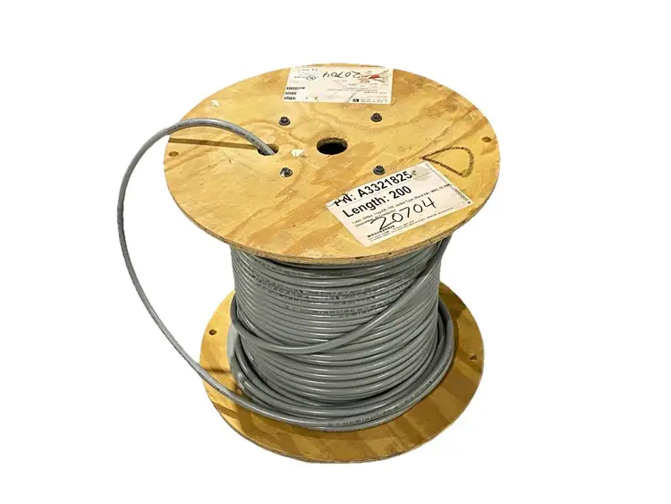 Used LUTZE FLEXIBLE CONTROL CABLE TPE 18AWG 25C 150FT SPOOL Cable & Wire | Maverick Industrial Sales #1100006