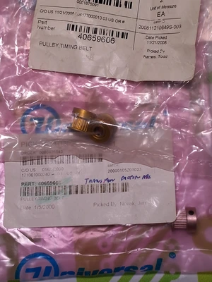 UNIVERSAL INSTRUMENTS 40659606 TIMING BELT PULLEY - NEW