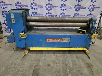 NIAGARA 6-72 Plate Bending and Slip Roll | Kempler Machinery (1)