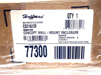 New | in-Stock Hoffmann Concept Wall-Mount Enclosure Electrical Boxes Michigan US | Maverick Industrial Sales #1419236