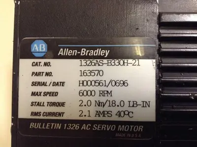 USED ALLEN BRADLEY 1326AS-B330H-21