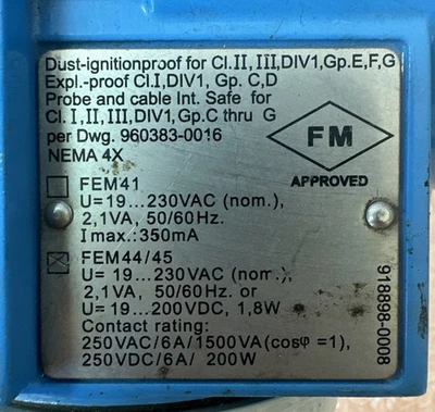 USED ENDRESS & HAUSER FTM30DRQ4CB1