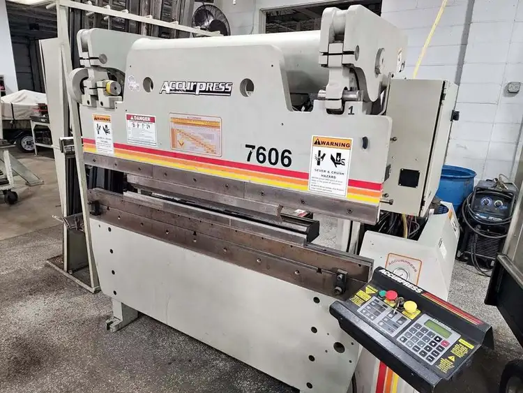 Used 2008 ACCURPRESS 7606 Press Brakes Illinois US | Asset Exchange Corporation #913066