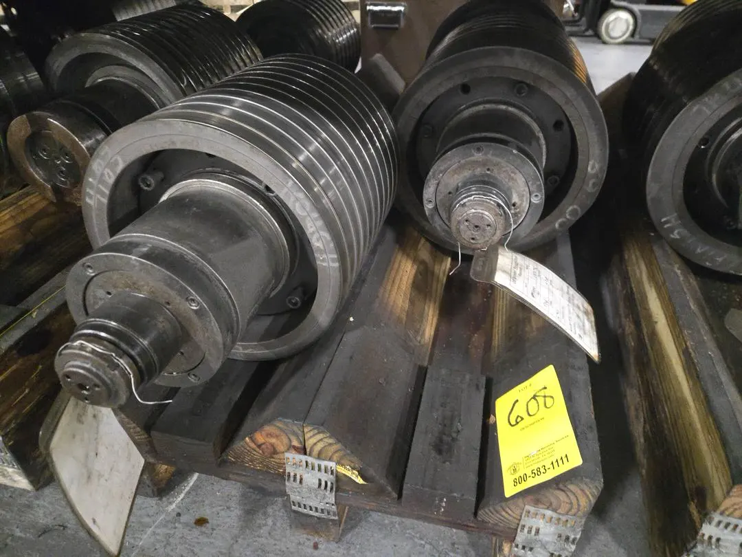 (2) OD Grind Drum Spindle
