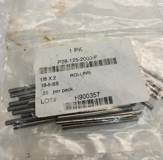 ROLLPINS 1-8 X 2 P28-125-2000F