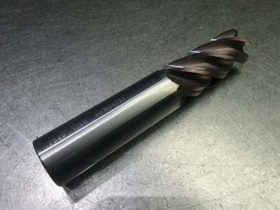 Kyocera/SGS 3/4" 5 Flute Carbide CR Endmill 3/4" Shank .12" R 37229 (LOC978B)