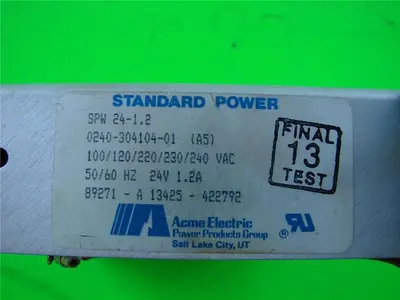 USED ACME ELECTRIC SPW24-1.2