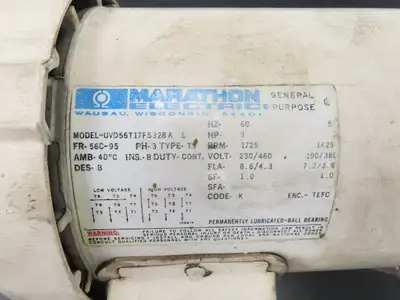 Used MARATHON ELECTRIC _UNKNOWN_ Motors (misc) Indiana US | Arrow Industrial #1365248