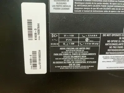 Used LINCOLN ELECTRIC PRECISION TIG 375 Tig Welders Ohio US | HGR 24 #1487037