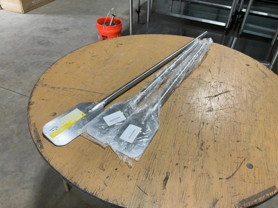 Used LOT OF (3) STAINLESS STEEL MASH PADDLES Food Processing Equipment (misc) Michigan US | Miedema Asset Management Group #1761554